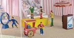 K-line 6-21325 Circus Figures Ringmaster & Friends Marx Big Top Playset Repro. Fixed Price $49.95.