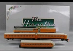 Scale Lionel 3-RAIL Tinplate Milwaukee Road Hiawatha Steam Passenger Set 1988. Fixed Price $499.00.
