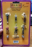 Mth Rail King 30-11057 6 Piece Outdoor People Figure Set Nip Scale. Fixed Price $19.99.