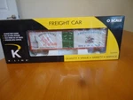 K-line Scale Anheuser-busch Budweiser Beer Car Wood-sided Reefer. Fixed Price $44.99.