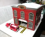 Mth Rail King Operating Firehouse 30-9102 Great Condition. Fixed Price $50.00.