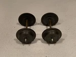 2 Lionel Metal Wheel Sets Gauge Scale 3-RAIL Freight Car Part Mth Atlas Weaver. Fixed Price $8.75.