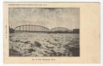 Wisconsin River Ice Pack Bridge Grand Rapids 1910C Postcard. Fixed Price $6.50.