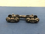 K-line Die-cast Sprung Black Trucks W/ Long Screw (pair Of 2) K5001. Fixed Price $19.99.