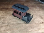 ON30 Kit - 16FT Work Car / Coach (unpainted, Black). Fixed Price $18.00.