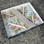 Schabak 4PC Airport Set 914/9 Martinair Holland Boeing 747 767 DC10 A310 Diecast. Fixed Price $52.50.