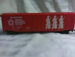 1976 Tyco Ho Scale Bi-centennial 50' Box Car Minuteman Red Lawsuit Rare. Fixed Price $165.00.