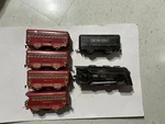 Marx Gauge Commodore Vanderbilt Eng, Tender & 4 Lighted Passenger Cars. Fixed Price $140.00.
