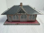 Vintage Marx Girard Train Station Tin Litho Building Toy Usa. Fixed Price $22.79.