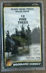 12 Pine Model Railroad Scenery Trees Woodland Scenics 6"-8" Ready # TR1582. Fixed Price $31.90.