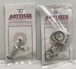 Arttista Pewter Figures #1426 #1428 Ice Cream Cart Vendor Brand New Unopened. Fixed Price $35.00.