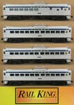 Mth Railking 30-2387-1/3 Alaska Railroad 4-CAR Rdc Set W/PS2 O-gauge Lnib. Fixed Price $399.99.