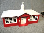 Vintage Bachmann Plasticville O/s Scale School House Kit SC-4 Original Box. Fixed Price $12.00.