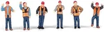 Walthers-acc Railroad Yard Crew Ho Scale Model Figure #6065. Fixed Price $15.24.