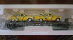 Mth Rail King 30-7625 Auto Transport Flat Car W/ Ertl '59 Taxis. Fixed Price $24.99.