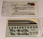 Walthers Decal-rio Grande/d&rgw Cab Diesel #936-47900. Fixed Price $9.00.