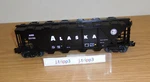 Lionel 2023150 Alaska Railroad 4-BAY Black Covered Hopper Car Gauge Toy Train. Fixed Price $39.95.