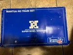 Mantua Ho Nfl Super Bowl Express Starter Nfc Set. Box Damaged But Train Mint. Fixed Price $69.00.