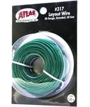 Atlas New 2025 Model Train Layout Dropper Wire Green 50' Awg 317. Fixed Price $11.40.