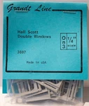 Grandt Line ON3 #3807 Double Winodws -- Hall Scott PKG(12). Fixed Price $5.85.