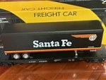 Santa Fe Midnight Chief Tofc W/48FT Van Trailer Guage K-line Lionel New Rare. Fixed Price $165.95.