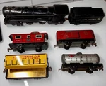 Vintage Marx Windup Tin Litho Train Set Nyc 556 567 Louis Southwestern Works. Fixed Price $169.00.