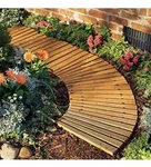 Plow & Hearth Outdoor Wooden Garden Pathway - Natural Choose Style Length. Fixed Price $32.81.