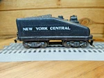 Marx O/O27 New York Central 8 Wheel Sloping Hobby Railroad Engine Tender. Fixed Price $17.00.
