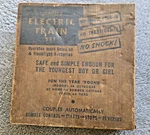 Vintage Electric Set / Schilling Box, Marx. Fixed Price $130.00.