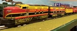 Marx / O27 Scale Kansas City Southern Lines Kcs Train Set. Fixed Price $149.99.