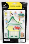 K-line 6-21373 Painted School Figures New On Card Has Creses. Fixed Price $25.00.