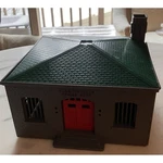 Vintage Bachmann Plasticville Police Station - Is App 6"X6.5"X5" Gauge. Fixed Price $11.99.