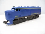 Lionel 2024 Chesapeake & Ohio Alco Unit Diesel Late Postwar Gauge X8108. Fixed Price $75.00.