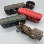 Cast Iron Train Set Pennsylvania Rail Road Washington 44 Of 5 Vintage Read!. Fixed Price $34.99.