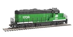 Walthers Trainline Ho 101 Burlington Northern Emd GP9M Diesel Locomotive Dc. Fixed Price $84.99.