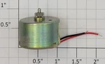 Acme 1030-11 12-VOLT Dc Can Motor With Pinion Gear And Wire. Fixed Price $20.00.
