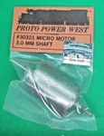 Proto Power West #30321 - Holland Micro Motor, 3.0 Mm Shaft. Fixed Price $26.95.