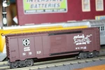 K-line O-27 Gauge Santa Fe Classic Box Car Map #K-64232 Nib. Fixed Price $25.00.
