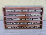 (28) Franklin Mint World's Greatest American Steam Locomotives Pewter Train Set. Fixed Price $135.00.