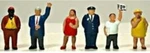 Ho Scale Model Power Figures Fat People Pieces Item #5697. Fixed Price $8.29.