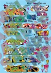 Microscale Ho Graffiti Decal Set Modern Train & Street 87-1523. Fixed Price $12.98.