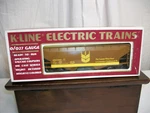 K-line# K624801 Canada Railway Classic Hopper, Brown & Yellow, Used With Box. Fixed Price $24.75.