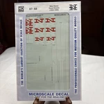 Microscale Decals 87-68 New Haven Hood Diesels Nip. Fixed Price $13.99.