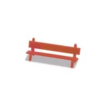 Platform Seats Red X12 Peco LK-26. Fixed Price $12.02.
