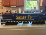Lionel #6-8157 Santa Fe Diesel Locomotive Fm Trainmaster With Box Lnib. Fixed Price $189.50.