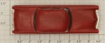 Lionel 6414-25 Red Repro Automobile With Chrome Bumpers (10). Fixed Price $120.00.