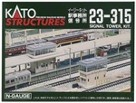 Kato 23-315 Station & Signal Tower Set Scale Gauge New From Japan A90878. Fixed Price $65.45.