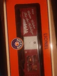 Lionel #6-25061 2008 Christmas Box Car. Fixed Price $22.00.