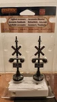 Lemax Christmas Villiage Flashing Railroad Crossing Signals Battery Operated New. Fixed Price $18.75.