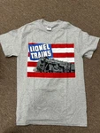 Lionel Trains Shirt Small Gray Short Sleeve Graphic Cotton. Fixed Price $15.00.